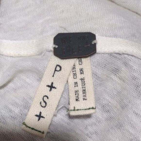 We The Free High Low Cowl Neck Oversized Top P+S+ oversized Small Medium NWOT - Picture 7 of 9